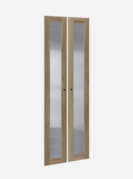 МАКС комплект дверей 75 со стеклом Мору (Ясень)