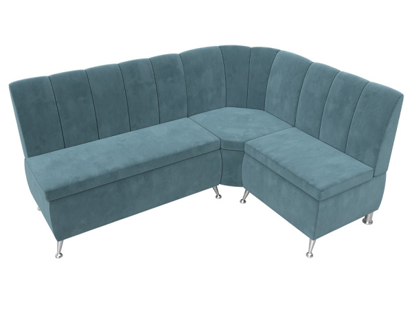 Диван кухонный угловой Кантри правый угол Велюр