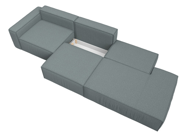 Диван прямой Прага Модерн Лонг подлокотник слева Рогожка