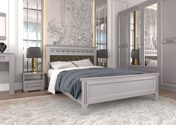 Кровать двуспальная Грация