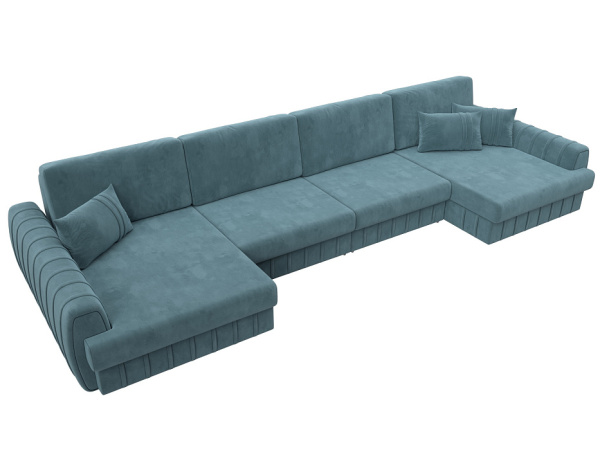 Диван П-образный Лига-057 НПБ Лонг Велюр