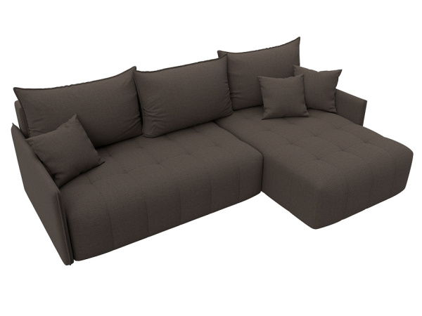 Диван угловой Лига-054 НПБ угол универсальный Рогожка