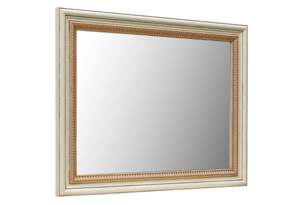 Зеркало настенное Альба П4.485.0.18 (П485.18) (Слоновая кость с золочением)