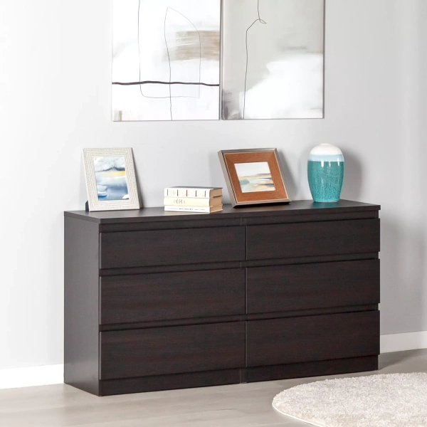 Комод КАСТОР длинный с шестью ящиками