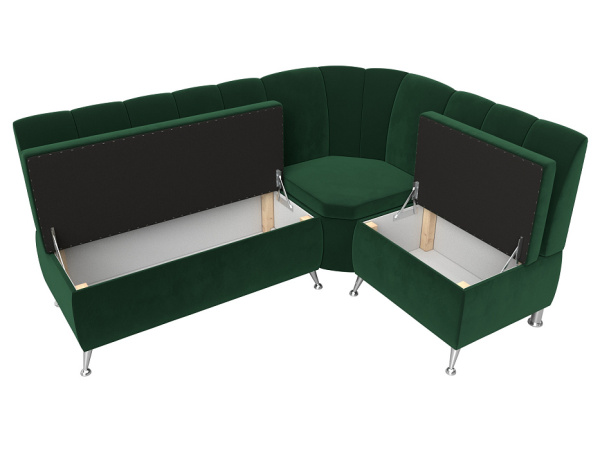 Диван кухонный угловой Кантри правый угол Велюр