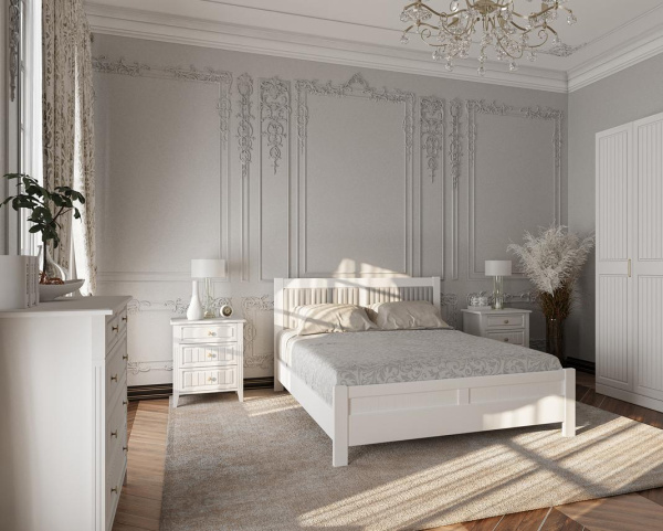 Тумба прикроватная Мэгги 3 ящика