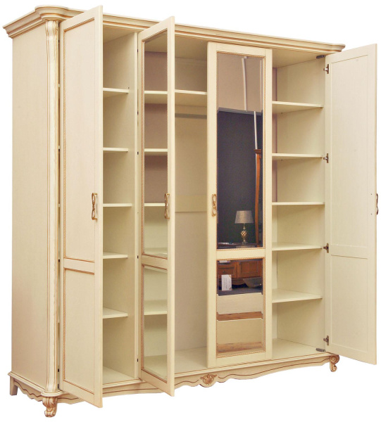 Шкаф для одежды 4д Алези П1.350.1.14 (П349.02)