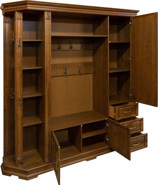 Шкаф комбинированный для прихожей Верди Классик П3.0487.3.32