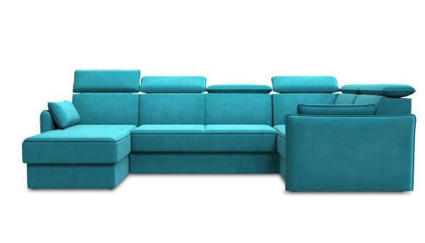 Диван Полярис 5 ПДУ NEW (Бирюзовый)