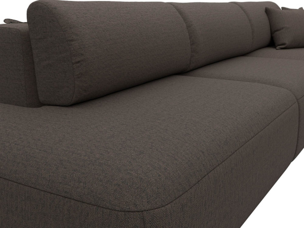 Диван угловой Лига-036 НПБ Модерн Лонг правый угол Рогожка