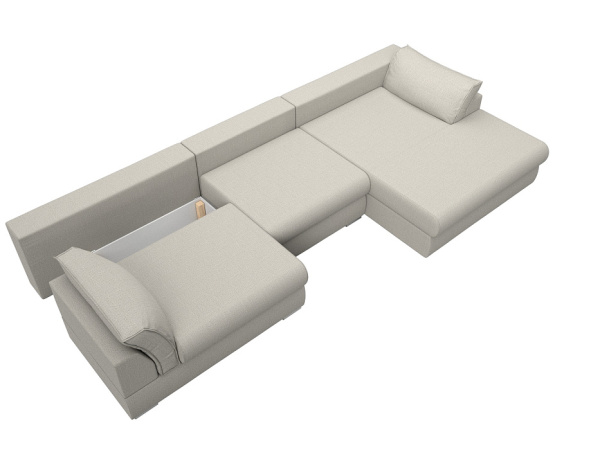 Диван угловой Пекин Long угол правый Рогожка