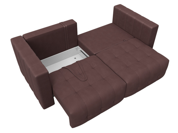 Диван прямой Лига-052 НПБ Замша