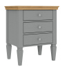Тумба прикроватная Ольса 03 (Серый 7042/Антик 24)