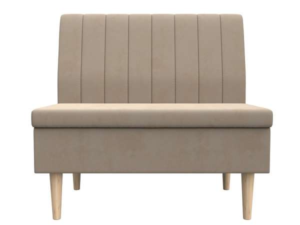Диван прямой Мини Велюр (Бежевый)