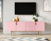 Комод под TV с четыремя дверками Line LN06/GR1 (Цвет Pink)