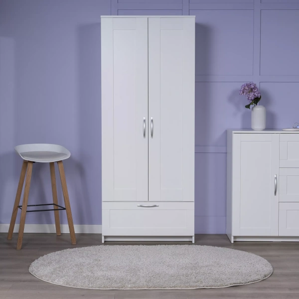 Шкаф СИРИУС двухстворчатый с ящиком