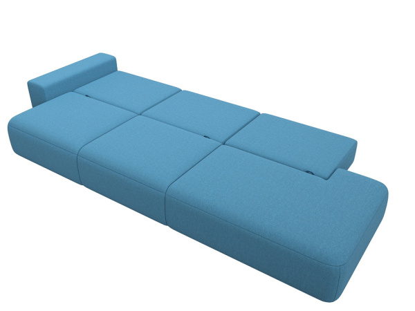 Диван прямой Лига-036 НПБ Модерн Лонг подлокотник слева Рогожка