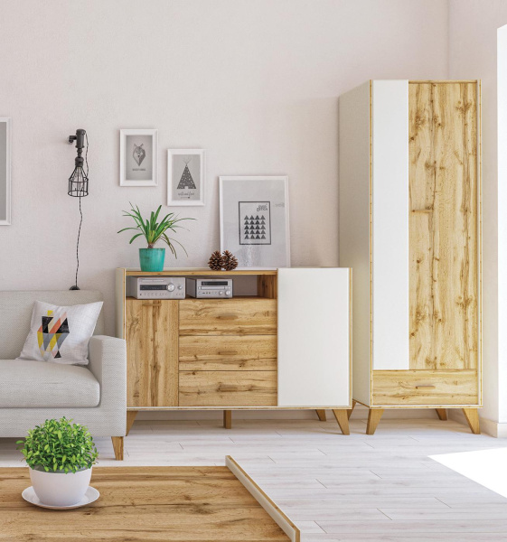 Шкаф для одежды Сканди МН-036-35