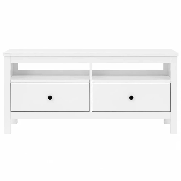 Тумба ТВ Кантри Hemnes 02 ММЦ (Белый лак)