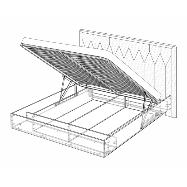 Кровать двуспальная 10 Капри