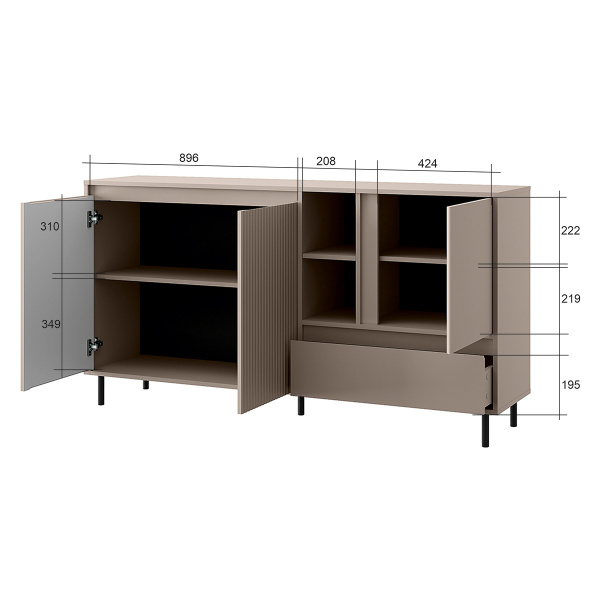Тумба MONA 3D1S2N