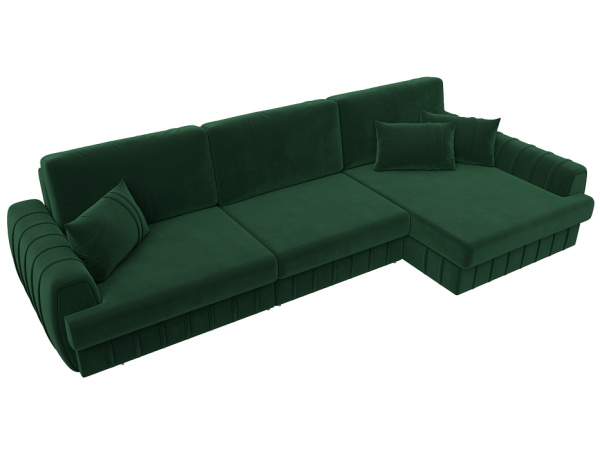 Диван угловой Лига-057 НПБ Лонг угол правый Велюр