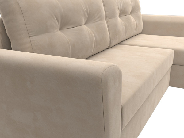 Диван угловой Амстердам Лайт правый угол Велюр