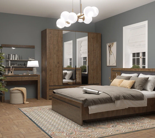 Кровать с подъемным механизмом б.о. с м. э. KADA S404-LOZ160х200