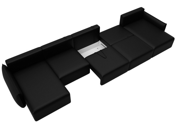 Диван П-образный Лига-051 НПБ МегаЛонг Экокожа