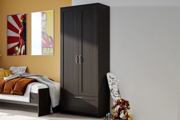 Шкаф СИРИУС двухдверный с ящиком