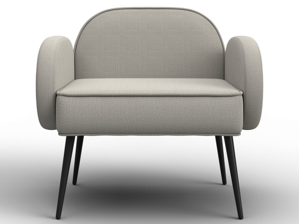 Кресло Лига-086 Рогожка (рогожка Амур 02 бежевый)