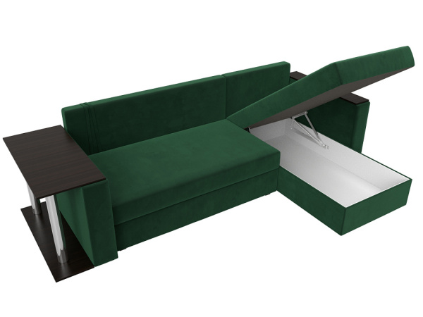 Диван угловой Атланта со столом правый угол Велюр