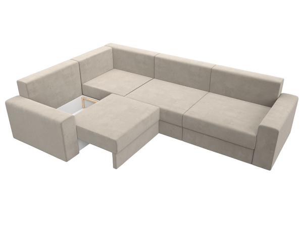 Диван угловой Майами Long левый угол Микровельвет