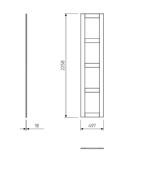 2.06.14.350.1 МАКС дверь 50 (4 заполнения) белая