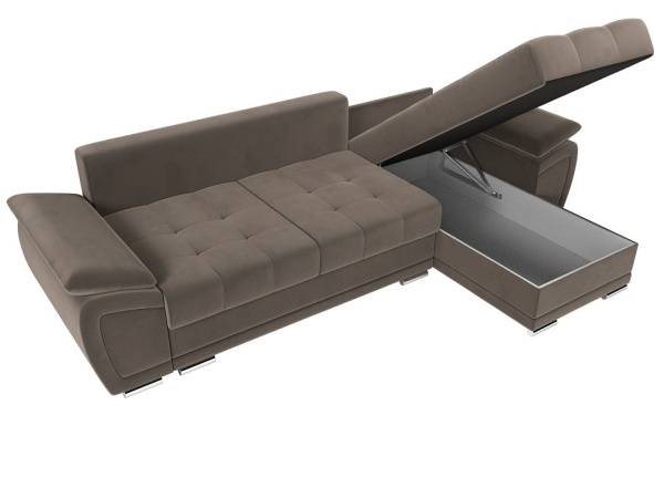 Диван угловой Нэстор правый угол Велюр