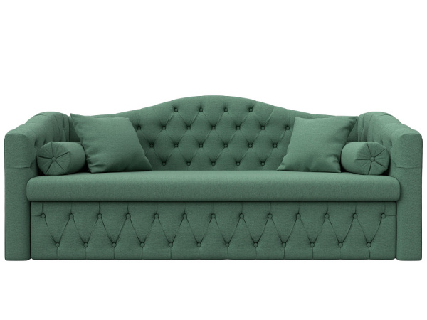 Диван детский прямой Мечта Рогожка (Амур 11 зеленый)