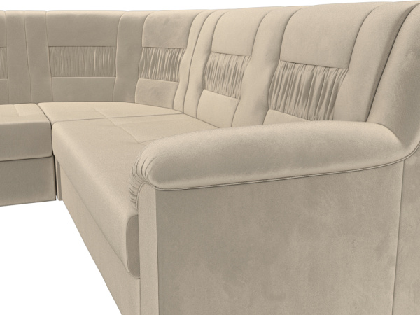 Диван угловой Карелия левый угол Микровельвет