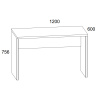 Стол письменный 120 DIESEL