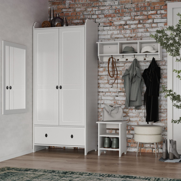 Тумба для обуви 300 Вествик с двумя открытыми полками