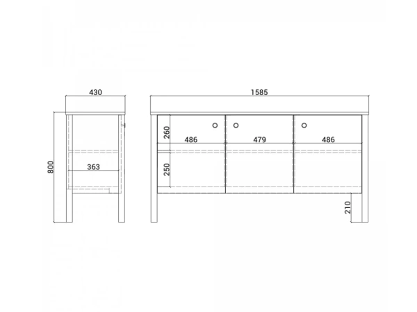 Комод Bergen home BG004