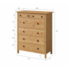 Комод 6 ящиков Кымор Hemnes