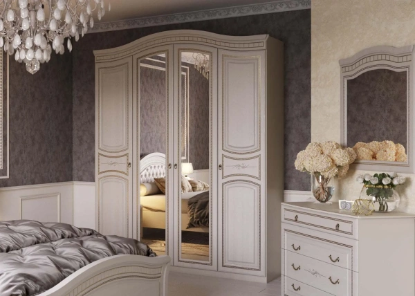 Шкаф 4х дверный Николь