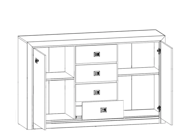 Тумба КОЕН KOM2D4S