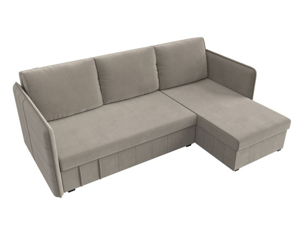 Диван угловой Слим правый угол Микровельвет