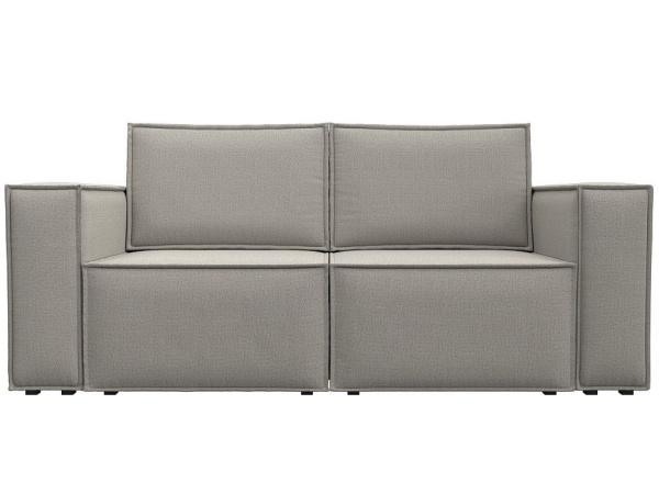 Диван прямой Куба мини Рогожка (Амур 02 бежевый)