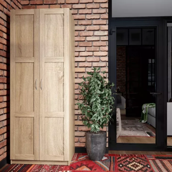 Шкаф ПЕГАС двухдверный с рамочным фасадом