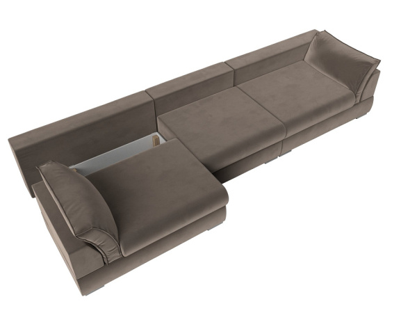 Диван прямой Пекин Long Велюр