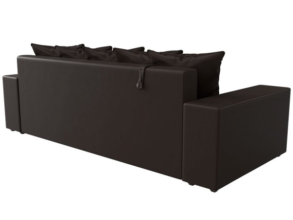 Диван прямой Дубай полки справа Экокожа