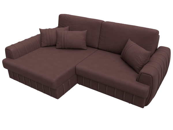 Диван угловой Лига-057 НПБ угол левый Замша