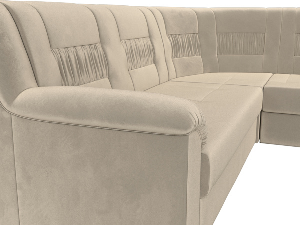 Диван угловой Карелия правый угол Микровельвет